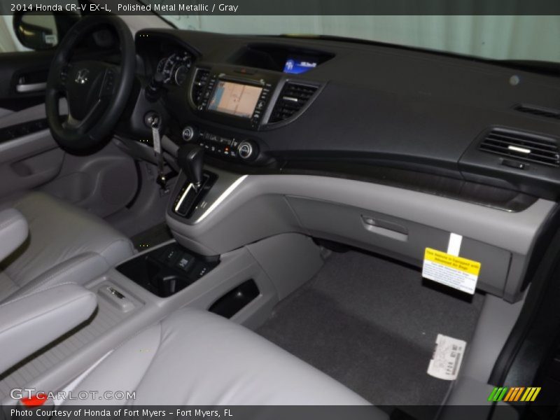 Polished Metal Metallic / Gray 2014 Honda CR-V EX-L