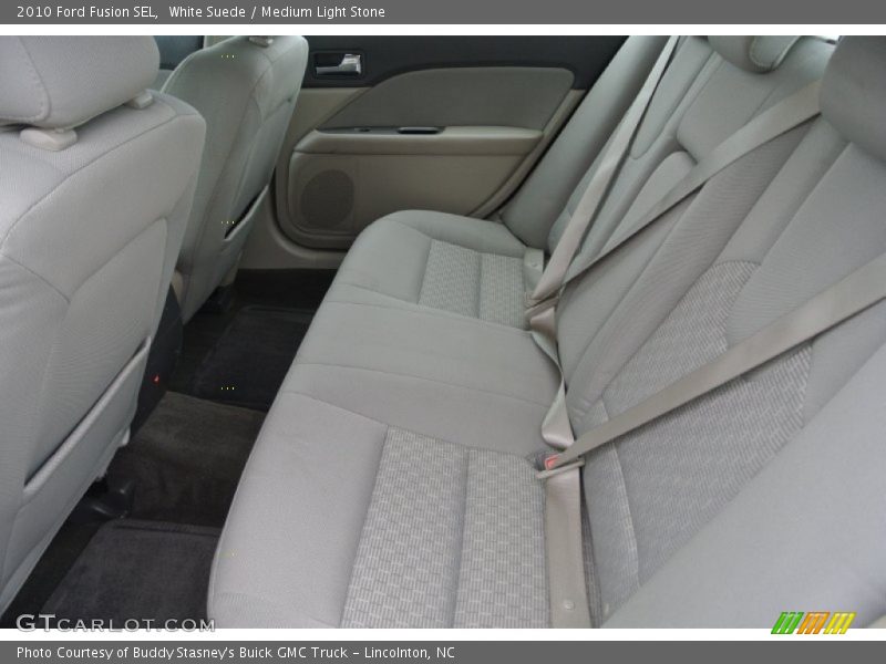 White Suede / Medium Light Stone 2010 Ford Fusion SEL