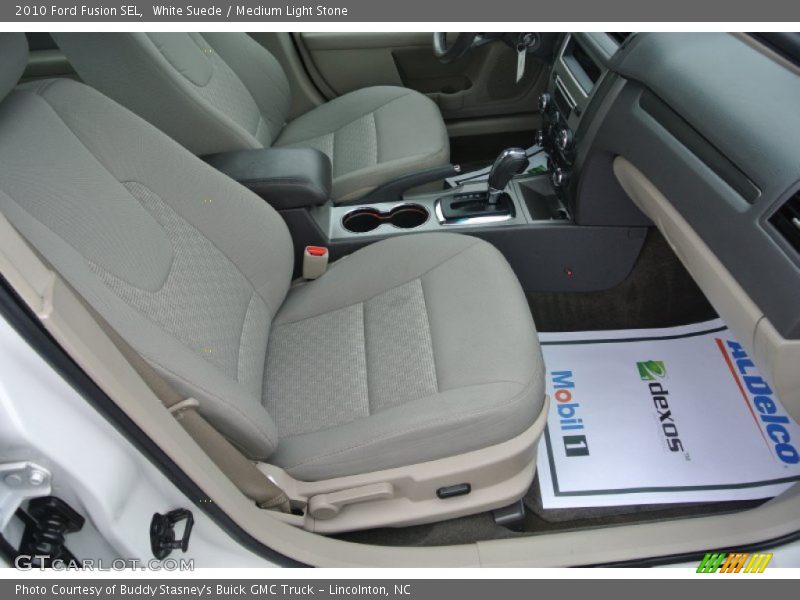 White Suede / Medium Light Stone 2010 Ford Fusion SEL