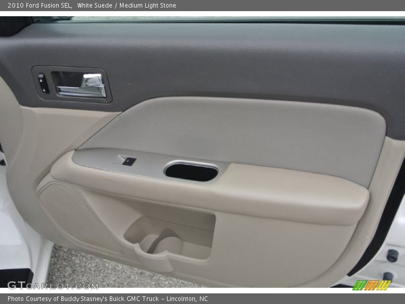 White Suede / Medium Light Stone 2010 Ford Fusion SEL