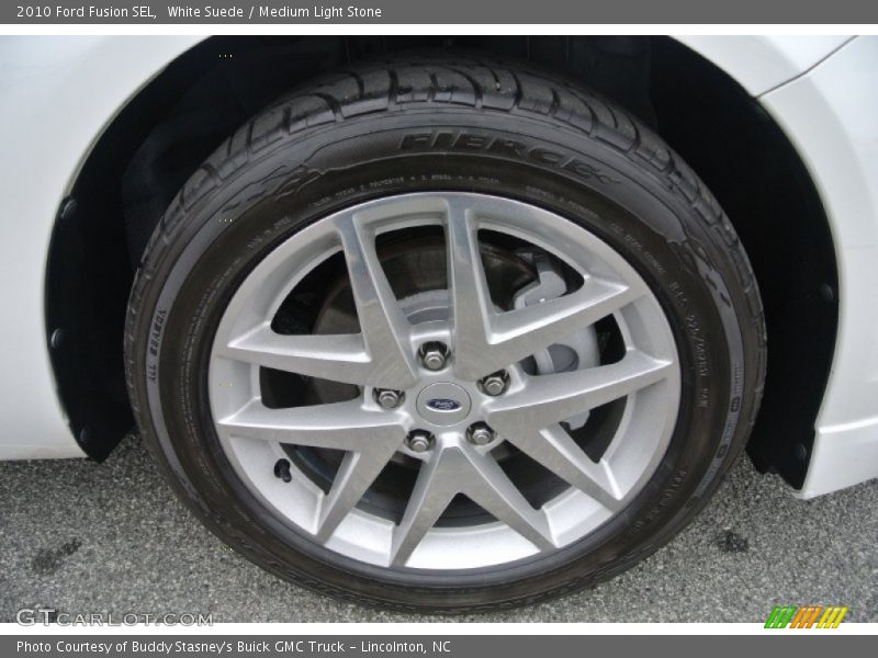 White Suede / Medium Light Stone 2010 Ford Fusion SEL