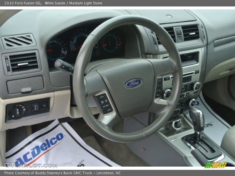 White Suede / Medium Light Stone 2010 Ford Fusion SEL