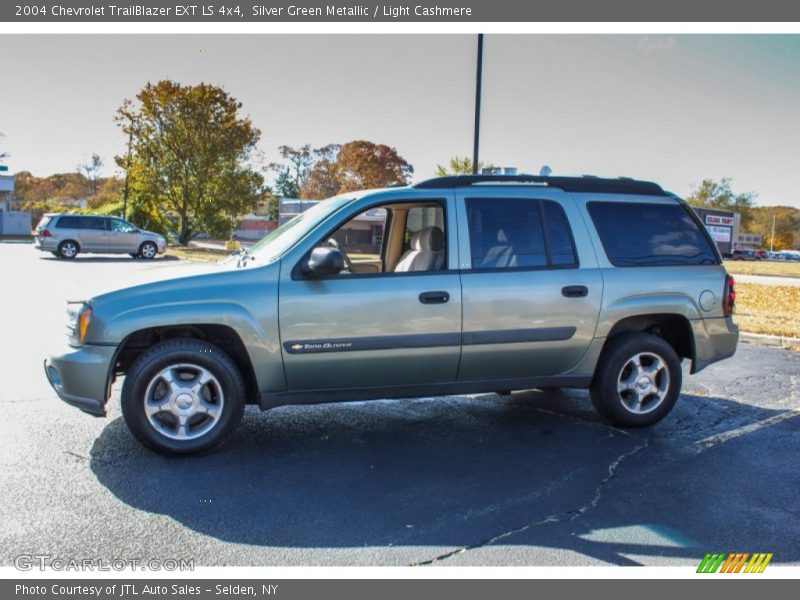 Silver Green Metallic / Light Cashmere 2004 Chevrolet TrailBlazer EXT LS 4x4