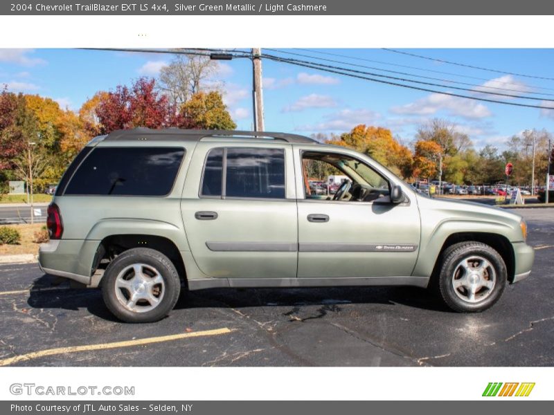 Silver Green Metallic / Light Cashmere 2004 Chevrolet TrailBlazer EXT LS 4x4