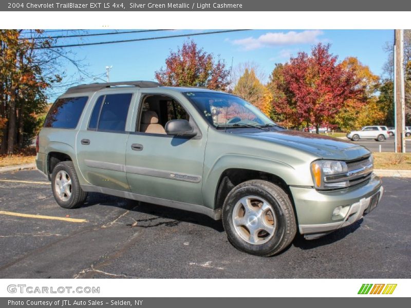 Silver Green Metallic / Light Cashmere 2004 Chevrolet TrailBlazer EXT LS 4x4