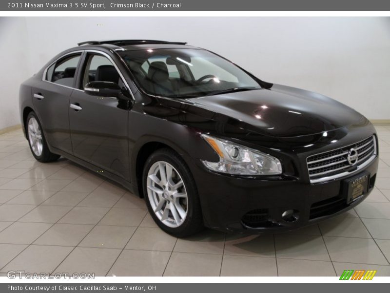 Crimson Black / Charcoal 2011 Nissan Maxima 3.5 SV Sport