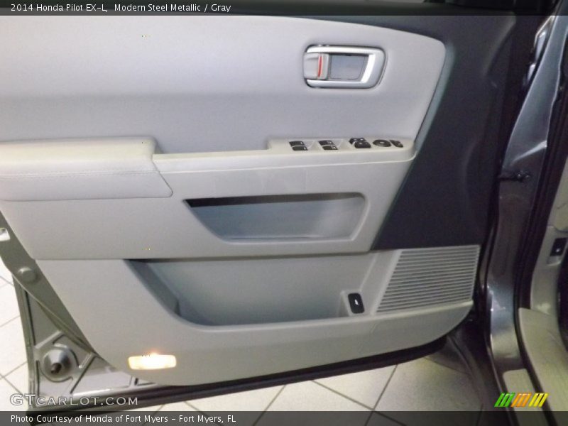 Modern Steel Metallic / Gray 2014 Honda Pilot EX-L