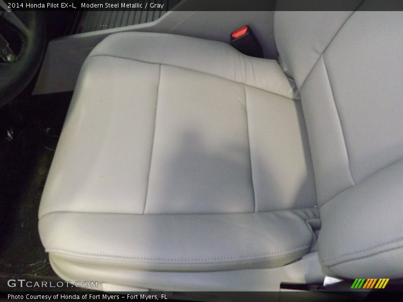 Modern Steel Metallic / Gray 2014 Honda Pilot EX-L