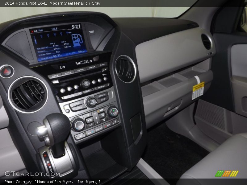 Modern Steel Metallic / Gray 2014 Honda Pilot EX-L