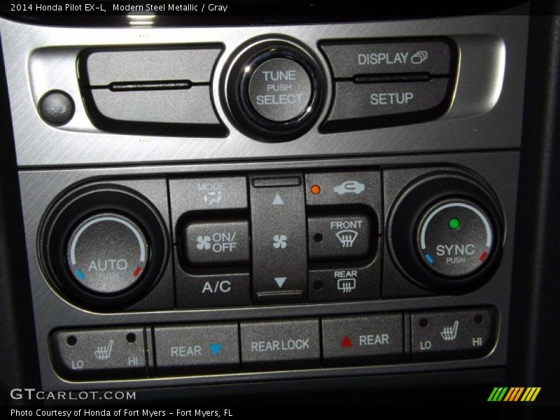 Modern Steel Metallic / Gray 2014 Honda Pilot EX-L