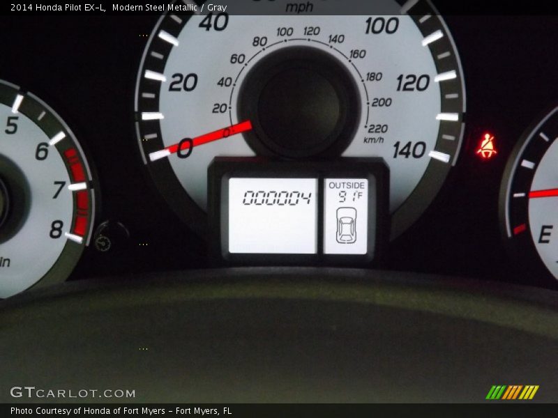 Modern Steel Metallic / Gray 2014 Honda Pilot EX-L