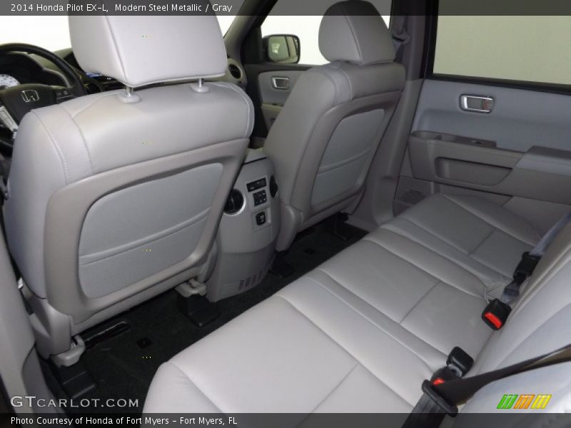 Modern Steel Metallic / Gray 2014 Honda Pilot EX-L