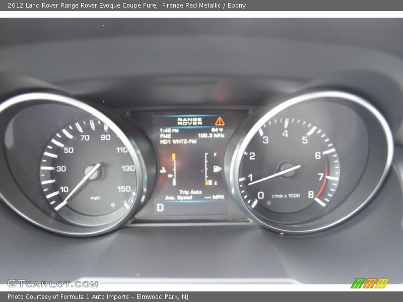 Firenze Red Metallic / Ebony 2012 Land Rover Range Rover Evoque Coupe Pure