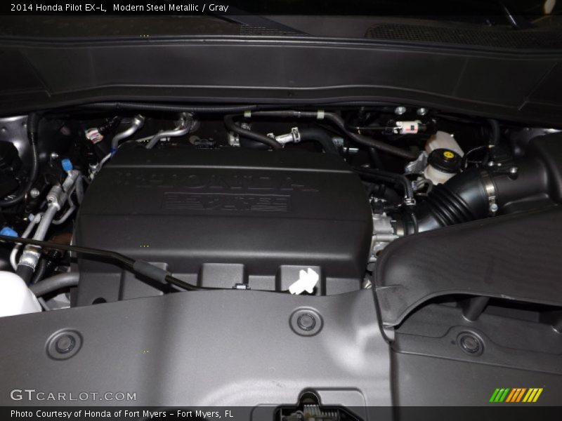 Modern Steel Metallic / Gray 2014 Honda Pilot EX-L