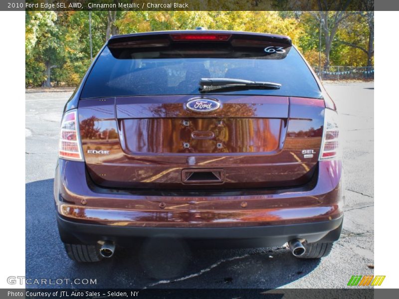 Cinnamon Metallic / Charcoal Black 2010 Ford Edge SEL AWD