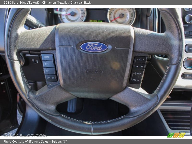 Cinnamon Metallic / Charcoal Black 2010 Ford Edge SEL AWD