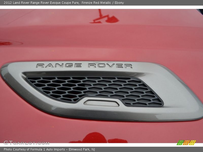 Firenze Red Metallic / Ebony 2012 Land Rover Range Rover Evoque Coupe Pure