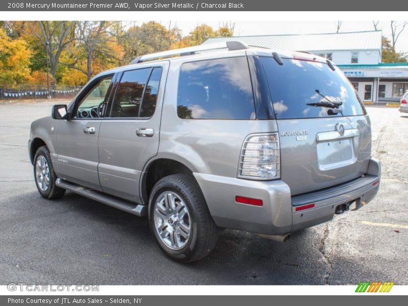 Vapor Silver Metallic / Charcoal Black 2008 Mercury Mountaineer Premier AWD