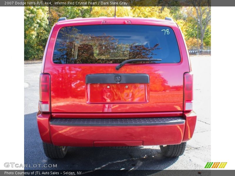 Inferno Red Crystal Pearl / Dark Slate Gray 2007 Dodge Nitro R/T 4x4