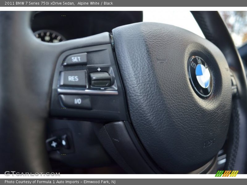 Alpine White / Black 2011 BMW 7 Series 750i xDrive Sedan
