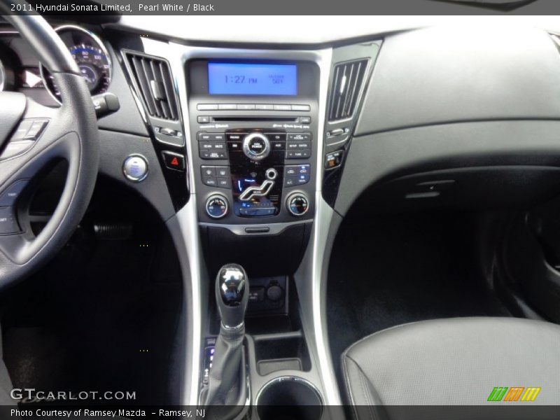 Pearl White / Black 2011 Hyundai Sonata Limited