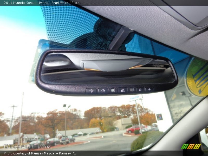 Pearl White / Black 2011 Hyundai Sonata Limited