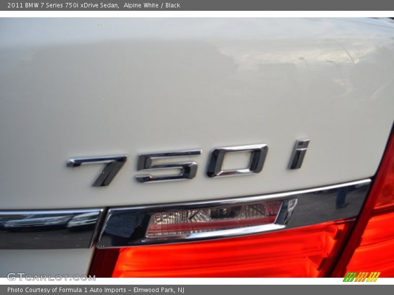 Alpine White / Black 2011 BMW 7 Series 750i xDrive Sedan