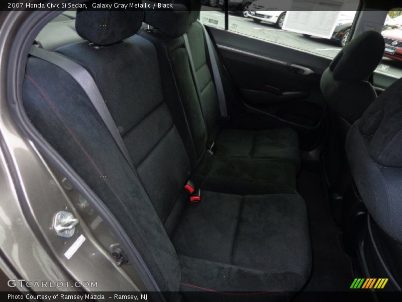 Galaxy Gray Metallic / Black 2007 Honda Civic Si Sedan