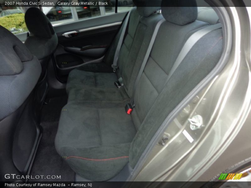 Galaxy Gray Metallic / Black 2007 Honda Civic Si Sedan