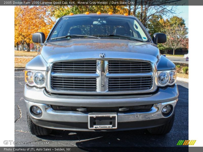 Mineral Gray Metallic / Dark Slate Gray 2005 Dodge Ram 1500 Laramie Quad Cab 4x4