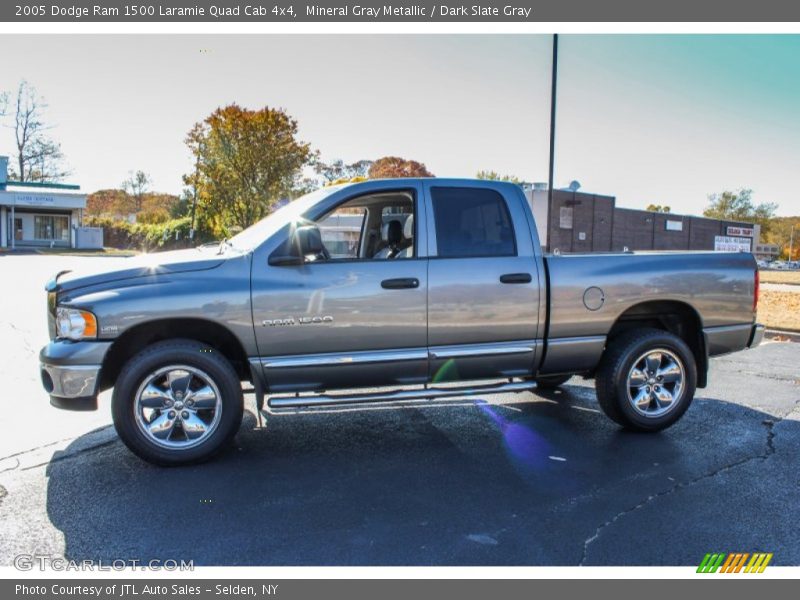 Mineral Gray Metallic / Dark Slate Gray 2005 Dodge Ram 1500 Laramie Quad Cab 4x4