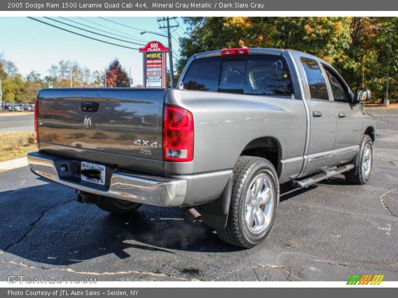 Mineral Gray Metallic / Dark Slate Gray 2005 Dodge Ram 1500 Laramie Quad Cab 4x4