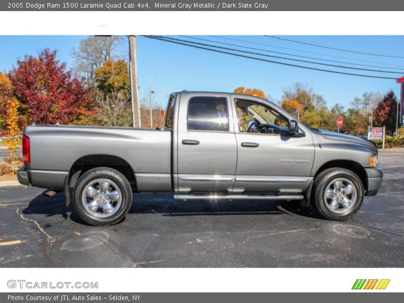 Mineral Gray Metallic / Dark Slate Gray 2005 Dodge Ram 1500 Laramie Quad Cab 4x4