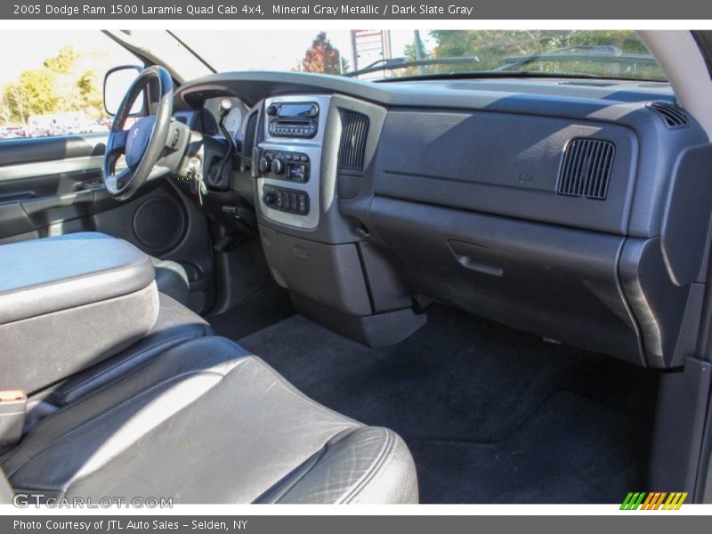 Mineral Gray Metallic / Dark Slate Gray 2005 Dodge Ram 1500 Laramie Quad Cab 4x4