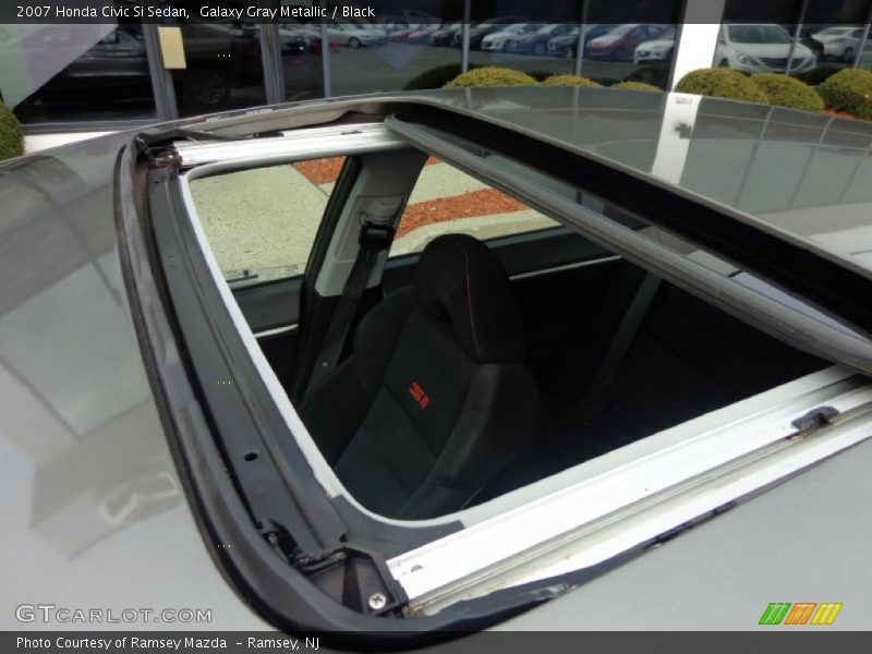Galaxy Gray Metallic / Black 2007 Honda Civic Si Sedan