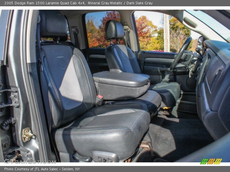 Mineral Gray Metallic / Dark Slate Gray 2005 Dodge Ram 1500 Laramie Quad Cab 4x4