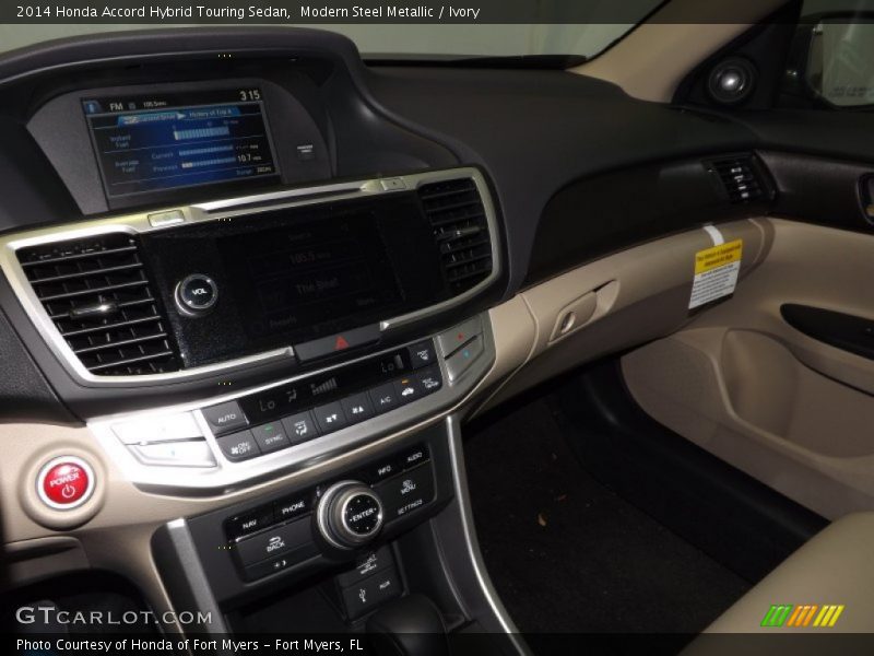 Modern Steel Metallic / Ivory 2014 Honda Accord Hybrid Touring Sedan