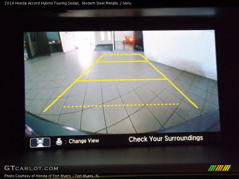 Modern Steel Metallic / Ivory 2014 Honda Accord Hybrid Touring Sedan