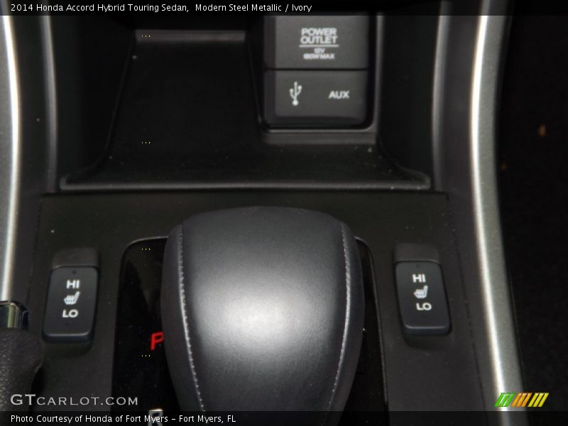 Modern Steel Metallic / Ivory 2014 Honda Accord Hybrid Touring Sedan