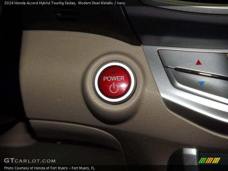 Modern Steel Metallic / Ivory 2014 Honda Accord Hybrid Touring Sedan