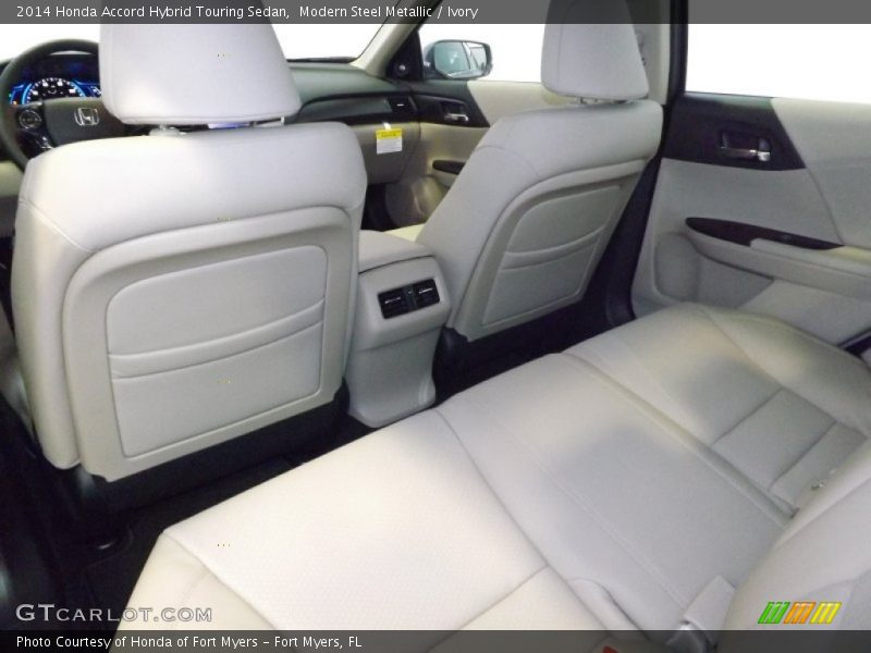Rear Seat of 2014 Accord Hybrid Touring Sedan