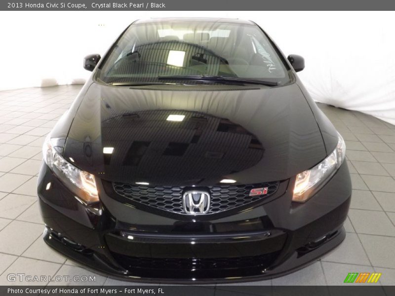 Crystal Black Pearl / Black 2013 Honda Civic Si Coupe