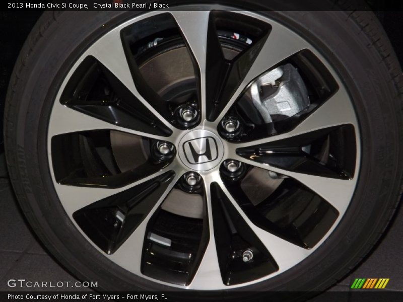 Crystal Black Pearl / Black 2013 Honda Civic Si Coupe