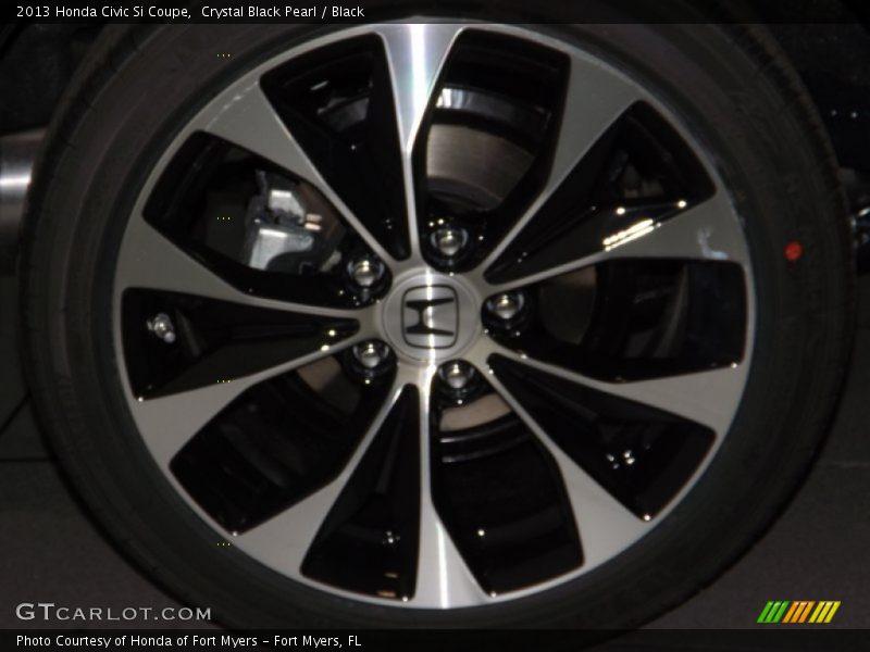 Crystal Black Pearl / Black 2013 Honda Civic Si Coupe
