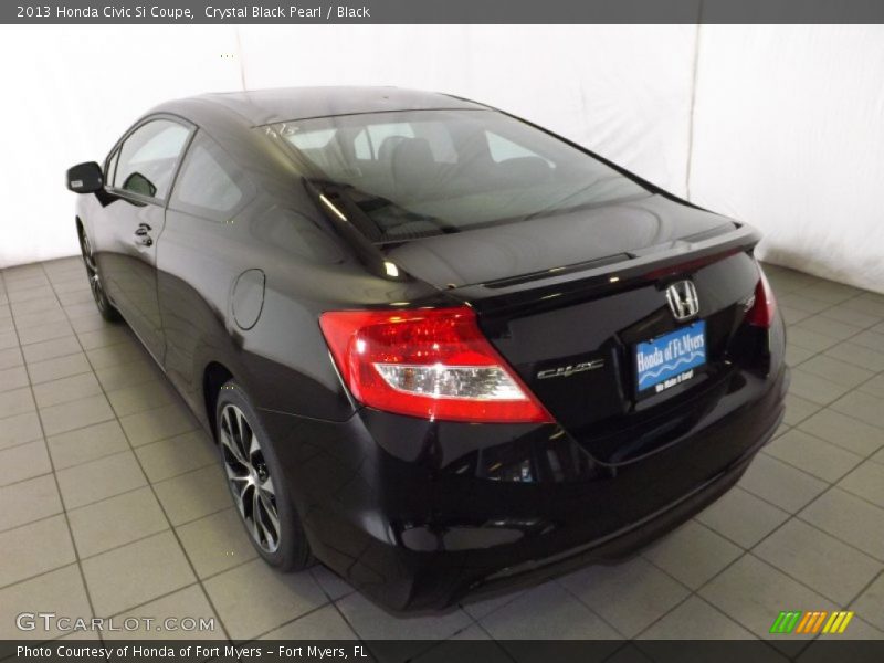 Crystal Black Pearl / Black 2013 Honda Civic Si Coupe