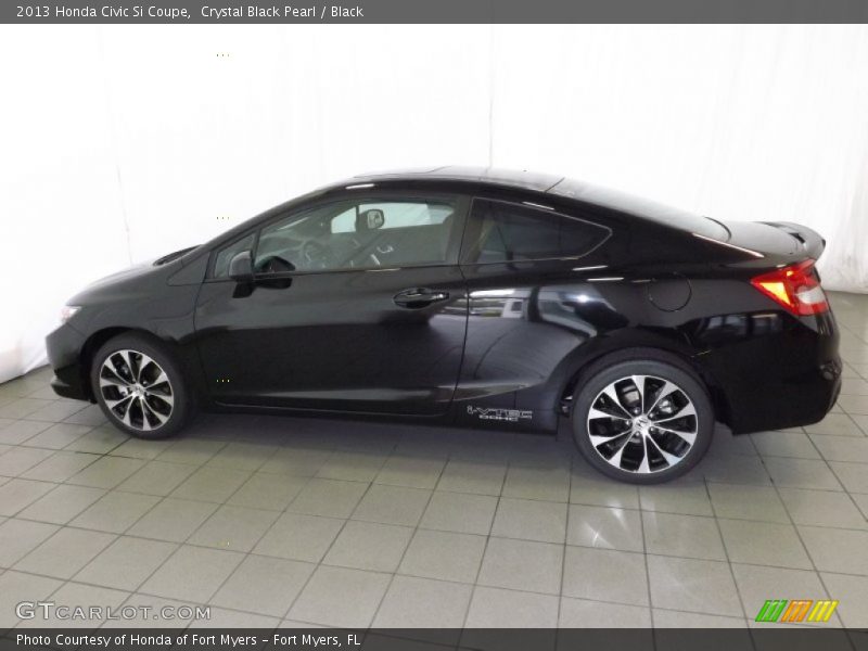 Crystal Black Pearl / Black 2013 Honda Civic Si Coupe