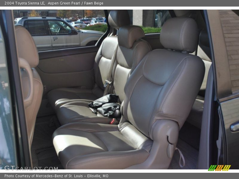 Aspen Green Pearl / Fawn Beige 2004 Toyota Sienna LE