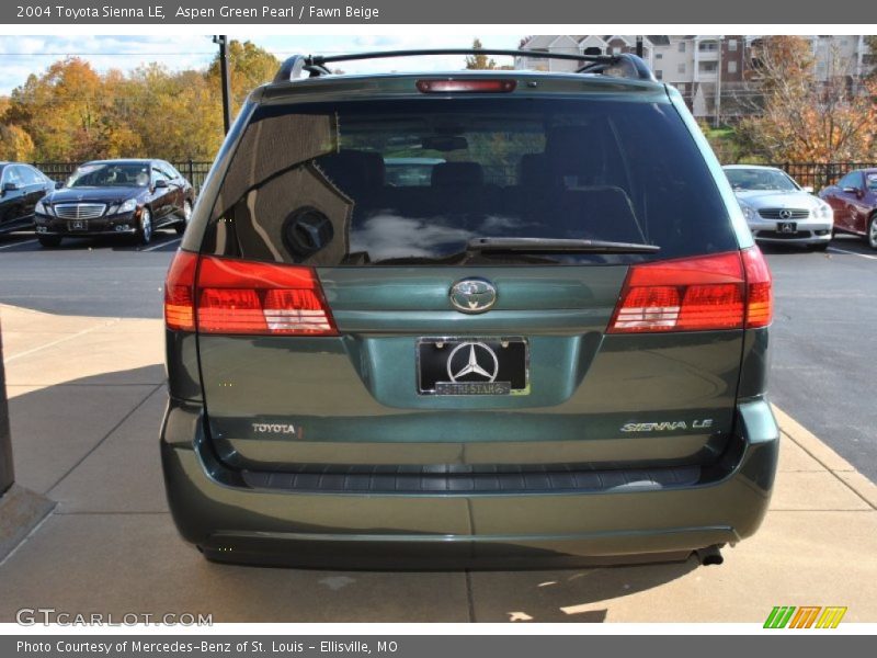 Aspen Green Pearl / Fawn Beige 2004 Toyota Sienna LE