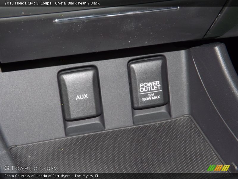 Crystal Black Pearl / Black 2013 Honda Civic Si Coupe