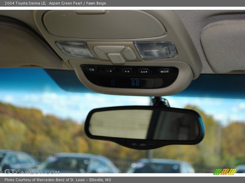 Aspen Green Pearl / Fawn Beige 2004 Toyota Sienna LE